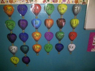 Alphabet Balloons