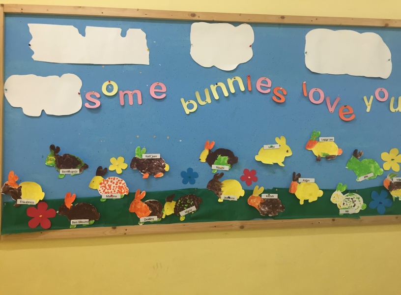 Easter Time / Bunnies Classroom Display Photo SparkleBox