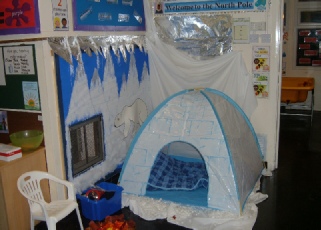 North Pole Role-Play Area