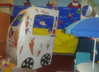 Ice-Cream Van/ Seaside Role-Play Area