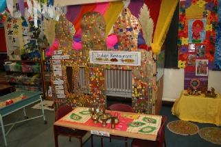 Indian Restaurant Role-Play Area