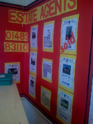 Estate Agents Role-Play Area