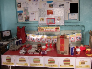 Fast Food Restaurant Role-Play Area