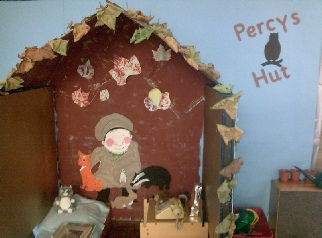 Percy’s Hut role-play area