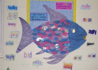 Rainbow Fish ICT Word Art