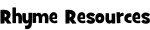 Rhyme Resources
