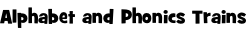Alphabet and Phonics Trains