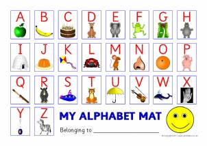 Capital And Lowercase Alphabet Chart