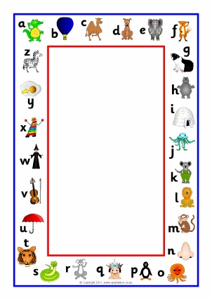 Jolly Phonics Alphabet Chart