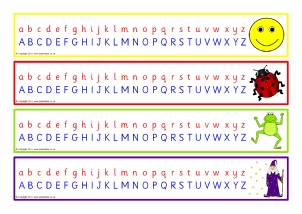 Capital And Lowercase Alphabet Chart