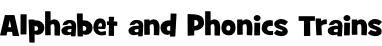 Alphabet and Phonics Trains