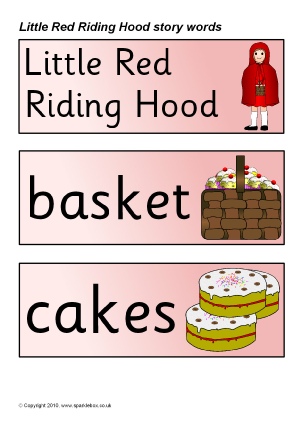 Little Red Riding Hood Teaching Resources Story Sack Printables Sparklebox