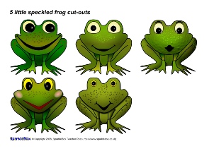 Five Little Speckled Frogs Nursery Rhyme Teaching Resources