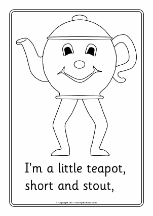 nursery rhyme coloring pages