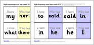 Vocabulary Loop Vocabulary Loop Cards