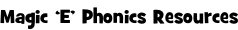 Magic ‘E’ Phonics Resources