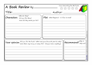 Book Review Writing Frames And Printable Page Borders Ks1 Ks2 Sparklebox