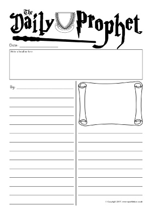 Newspaper Writing Frames And Printable Page Borders Ks1 Ks2 Sparklebox