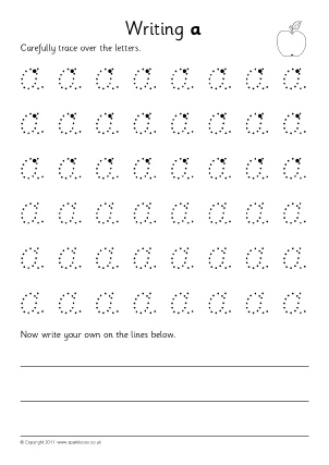 Handwriting Chart Printable