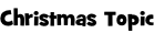 Christmas Topic
