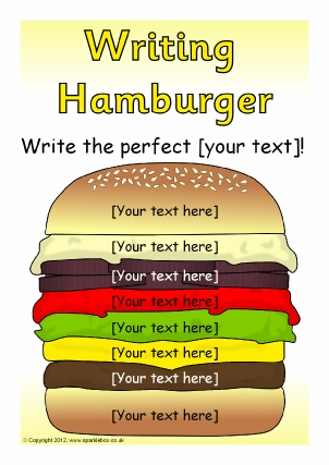 hamburger essay visual