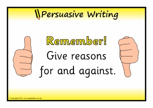 persuasive writing resources