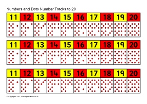 Printable Number Tracks For Early Years And Key Stage One Sparklebox