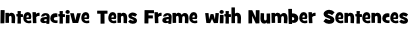 Interactive Tens Frame with Number Sentences