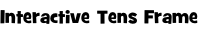Interactive Tens Frame