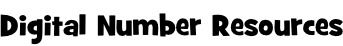 Digital Number Resources