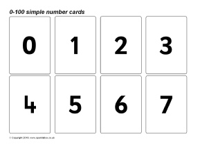 number flash cards primary teaching resources printables sparklebox