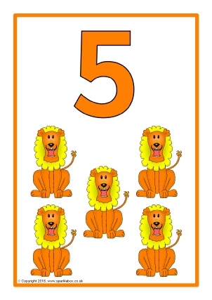 printable number posters and friezes for primary school sparklebox