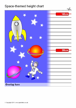 Height Measurement Chart Printable