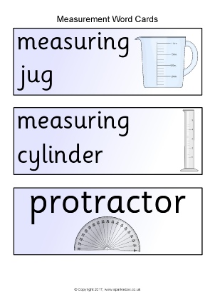 Measurement Abbreviations Chart