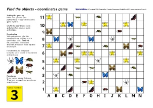 Coordinates worksheet year 4 image