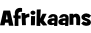 Afrikaans