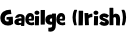 Gaeilge (Irish)