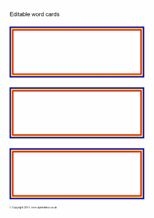 Blank Flash Card Template from www.sparklebox.co.uk