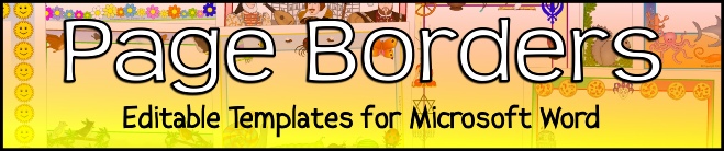 Editable A4 Page Border Templates