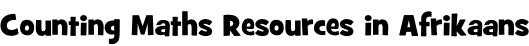 Counting Maths Resources in Afrikaans
