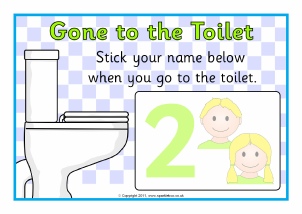 Toilets and Washroom Signs and Labels for Primary School - SparkleBox