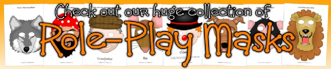 Printable Role-Play Masks