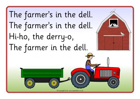 The Farmer's in the Dell Visual Aids (SB11748) - SparkleBox
