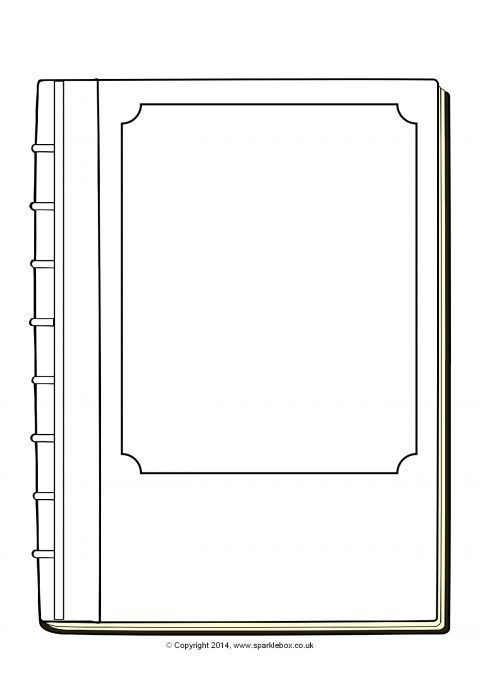 blank book template