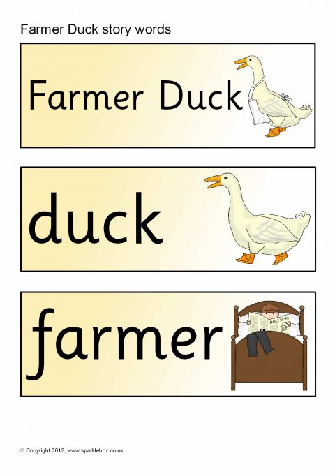 Farmer duck worksheet picture