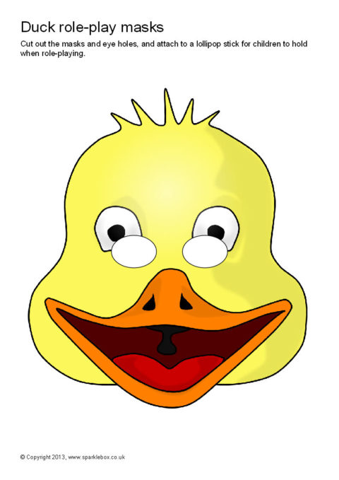 cartoon-duck-face-mask