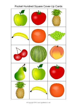 individual images of fruits and vegetables