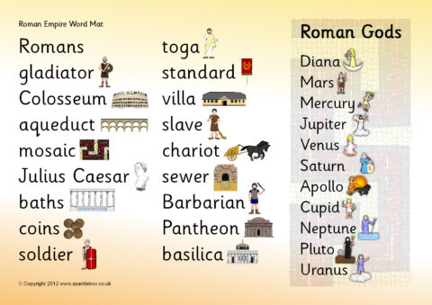 Roman Empire Word Search