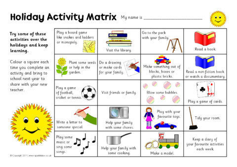 Time And Activity Chart