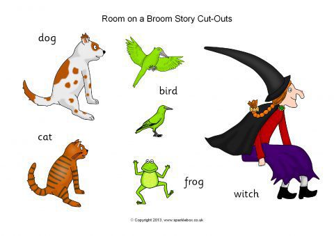 Room on the Broom Story Cut-Outs (SB9999) - SparkleBox